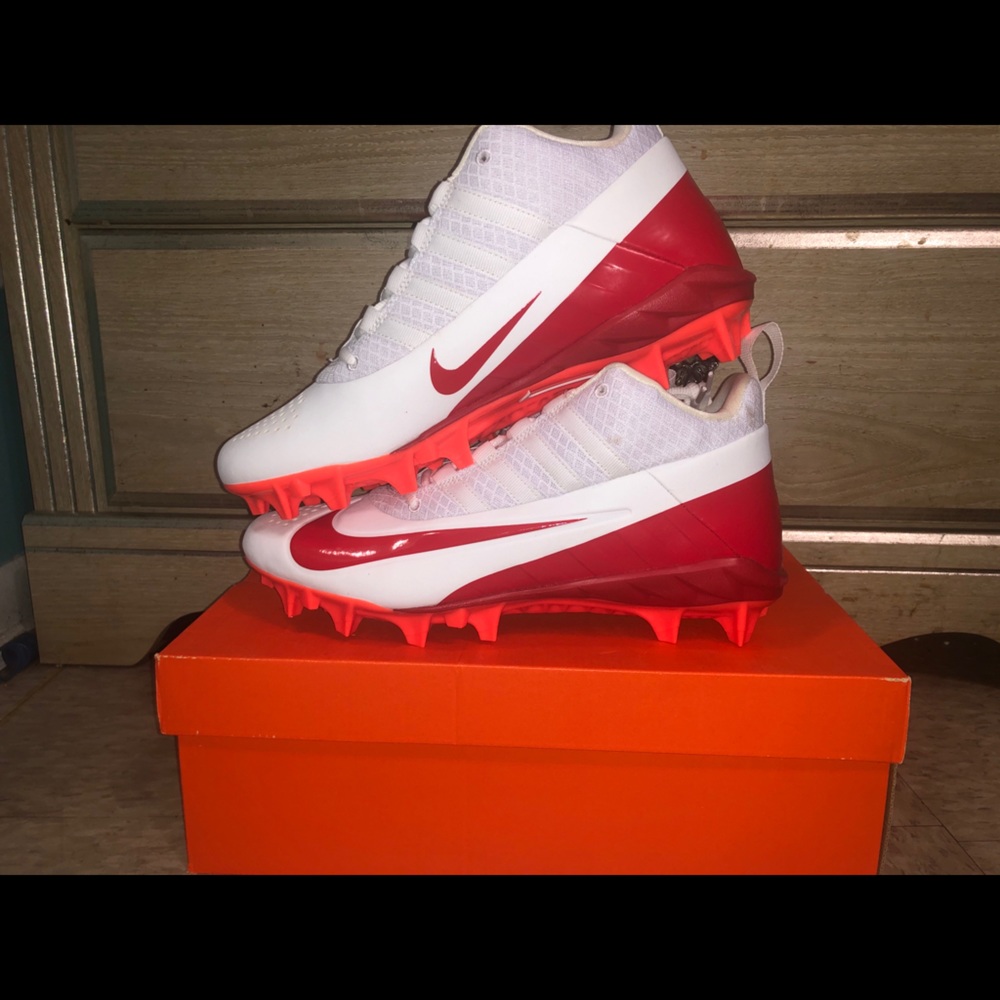 Brand New White/Red Nike Alpha Huarache 6 PRO LAX